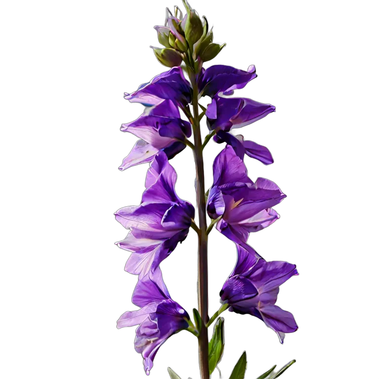 植物 花 紫のちどりそう 透過 PNG 画像 フリー素材 #18895