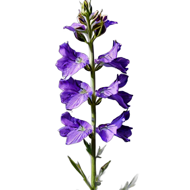 植物 花 紫のちどりそう 透過 PNG 画像 フリー素材 #18896