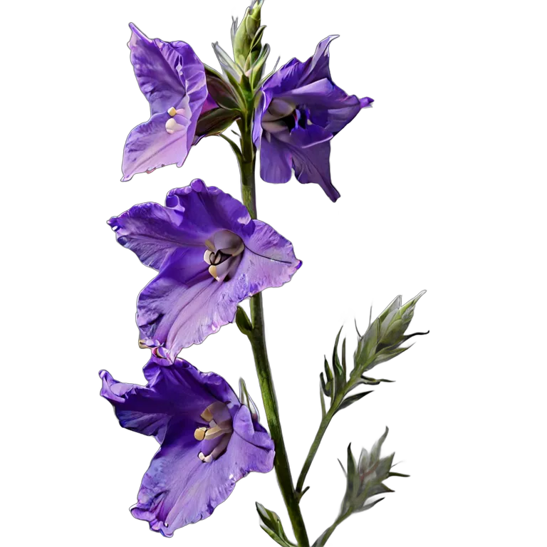 植物 花 紫のちどりそう 透過 PNG 画像 フリー素材 #18897