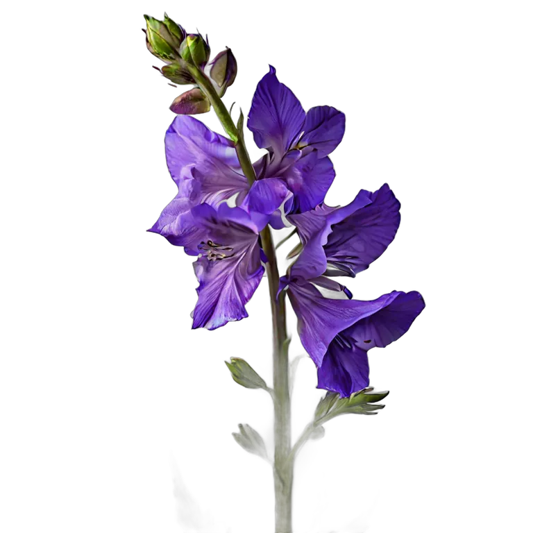 植物 花 紫のちどりそう 透過 PNG 画像 フリー素材 #18898