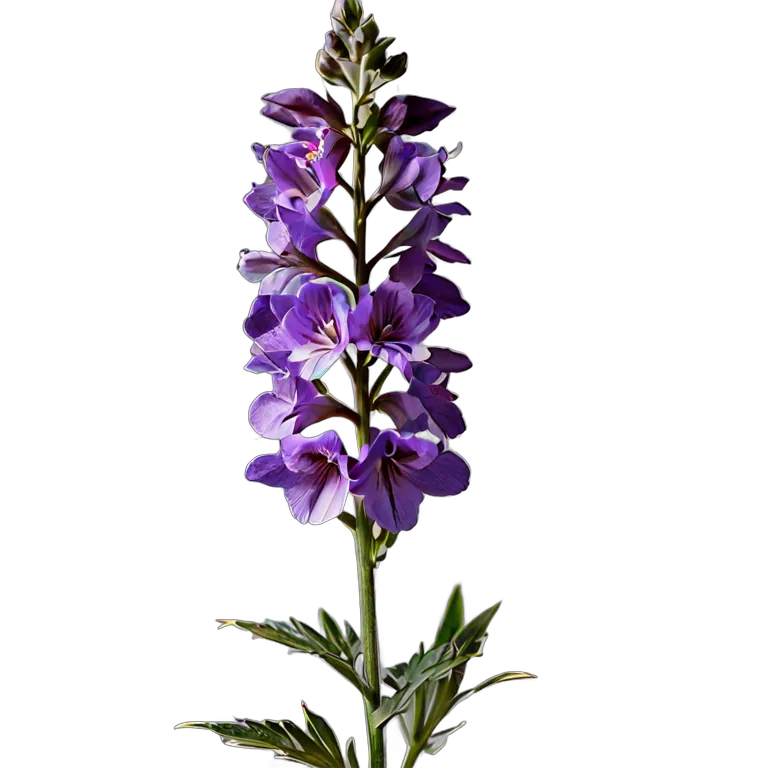 植物 花 紫のちどりそう 透過 PNG 画像 フリー素材 #18902