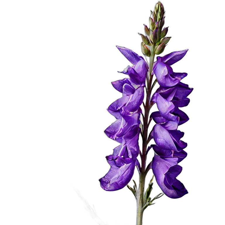 植物 花 紫のちどりそう 透過 PNG 画像 フリー素材 #18903