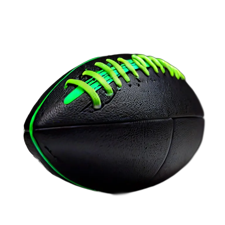 スポーツ ボール マットブラックのアメリカンフットボール 透過 PNG 画像 フリー素材 #20095