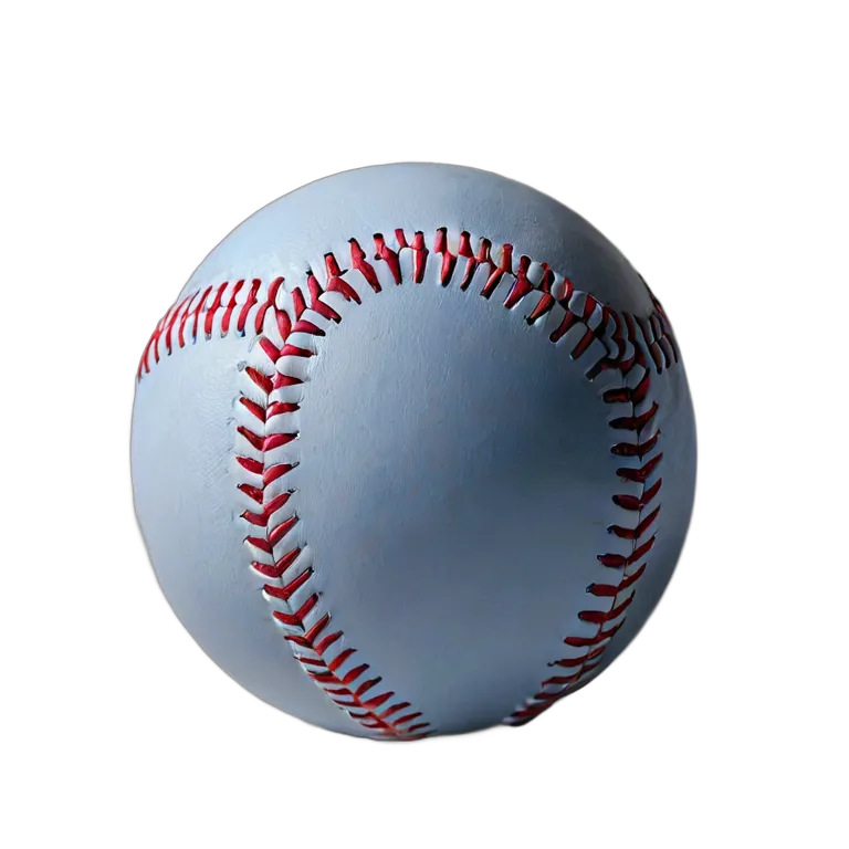 スポーツ ボール メタリックブルーのシェル付き野球ボール 透過 PNG 画像 フリー素材 #20102