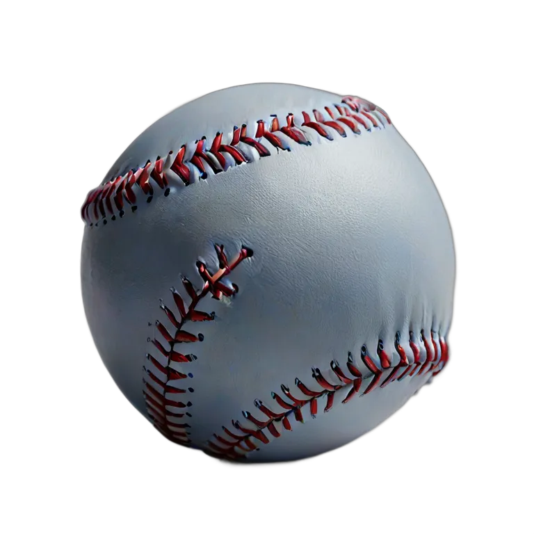 スポーツ ボール メタリックブルーのシェル付き野球ボール 透過 PNG 画像 フリー素材 #20106