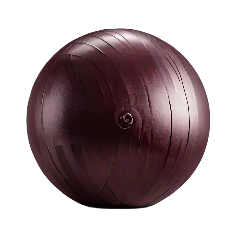 スポーツ ボール 深みのあるバーガンディベルベット仕上げのヨガボール 透過 PNG 画像 フリー素材 #20055