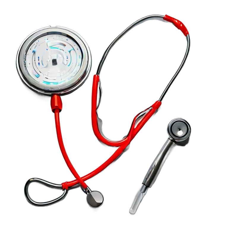 子供用金属製聴診器と医療キット 透過 PNG 画像 フリー素材 #25308