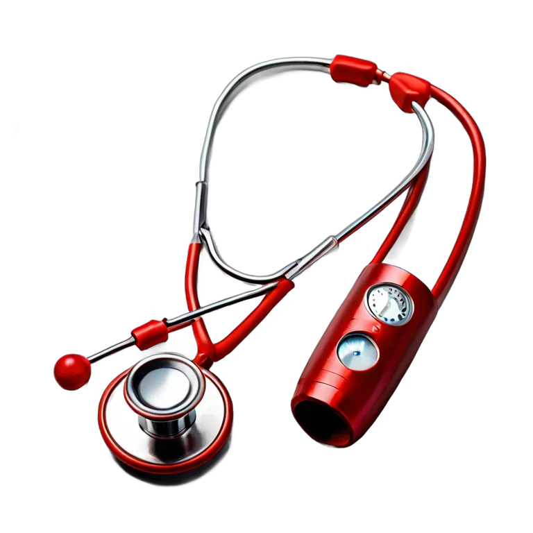 子供用金属製聴診器と医療キット 透過 PNG 画像 フリー素材 #25309