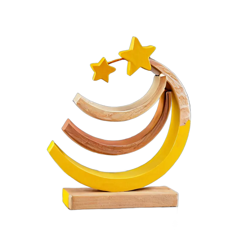 おもちゃ 教育用のおもちゃ 木製のバランス月と星 透過 PNG 画像 フリー素材 #25220