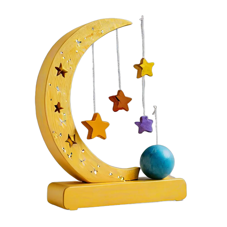 おもちゃ 教育用のおもちゃ 木製のバランス月と星 透過 PNG 画像 フリー素材 #25221