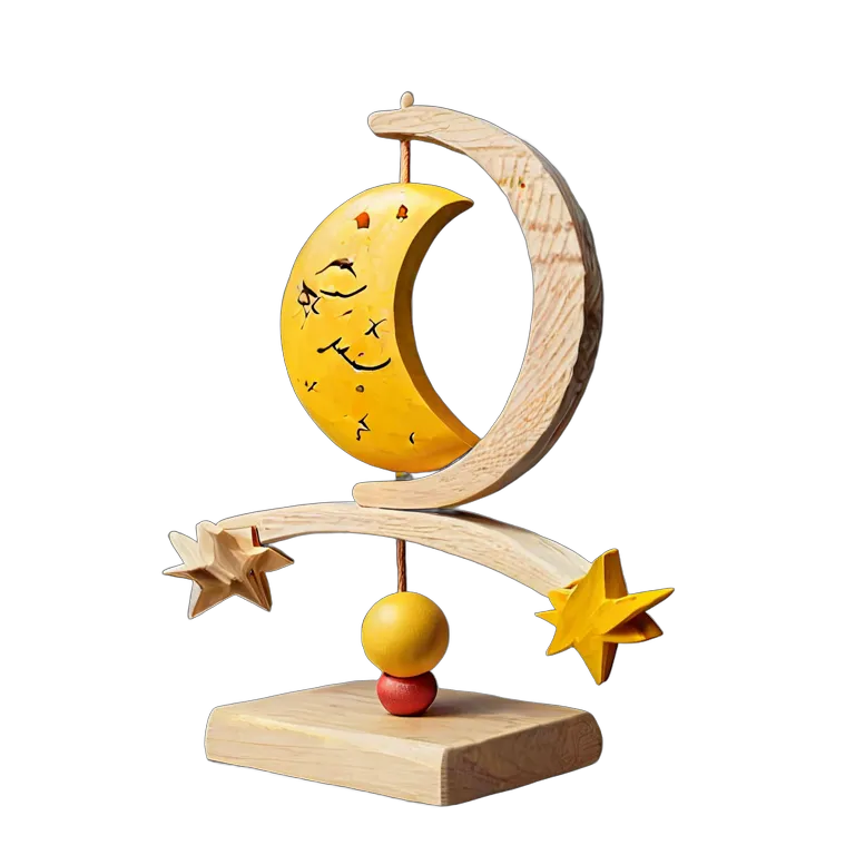 おもちゃ 教育用のおもちゃ 木製のバランス月と星 透過 PNG 画像 フリー素材 #25223