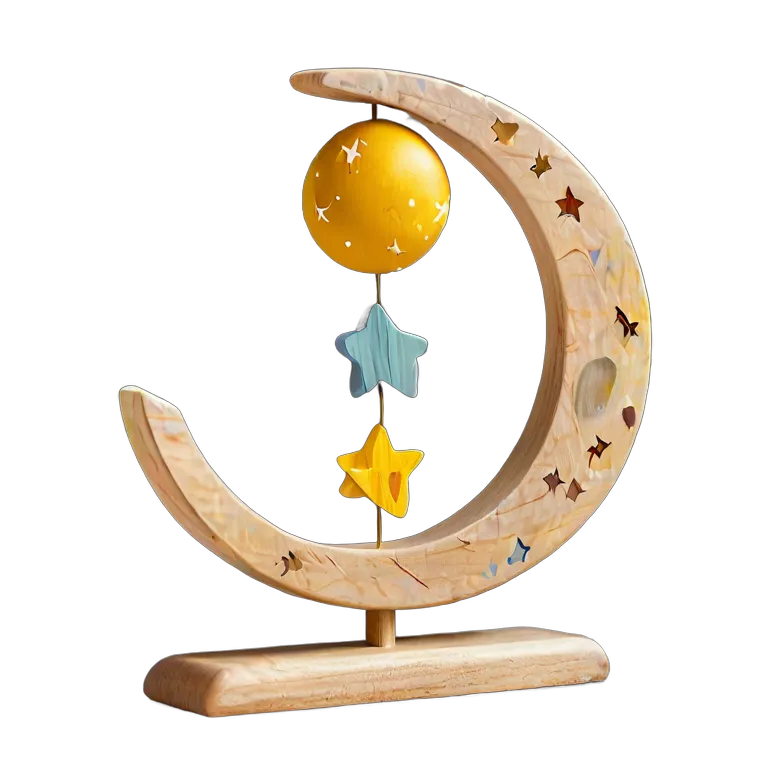 おもちゃ 教育用のおもちゃ 木製のバランス月と星 透過 PNG 画像 フリー素材 #25225