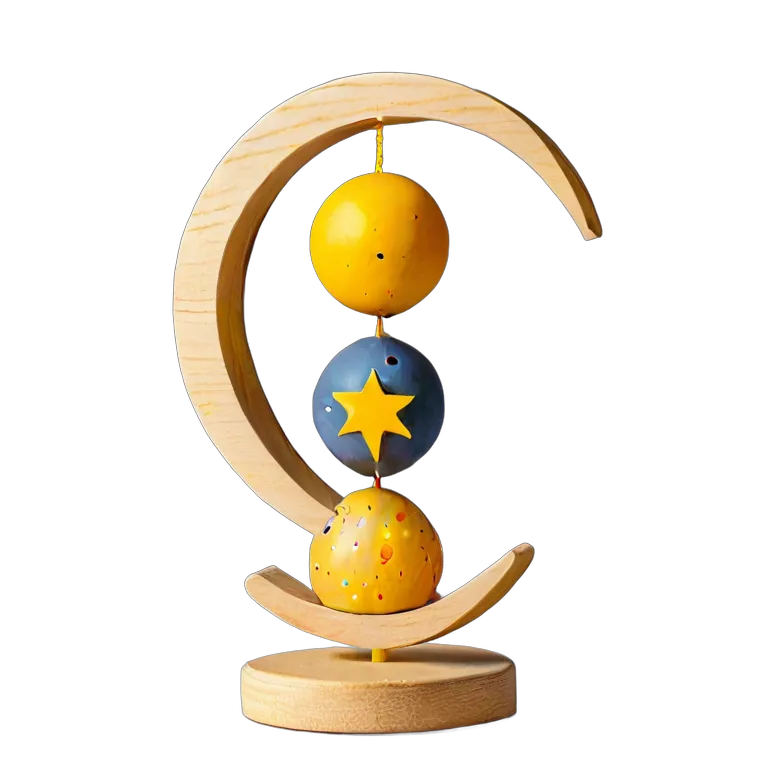 おもちゃ 教育用のおもちゃ 木製のバランス月と星 透過 PNG 画像 フリー素材 #25226