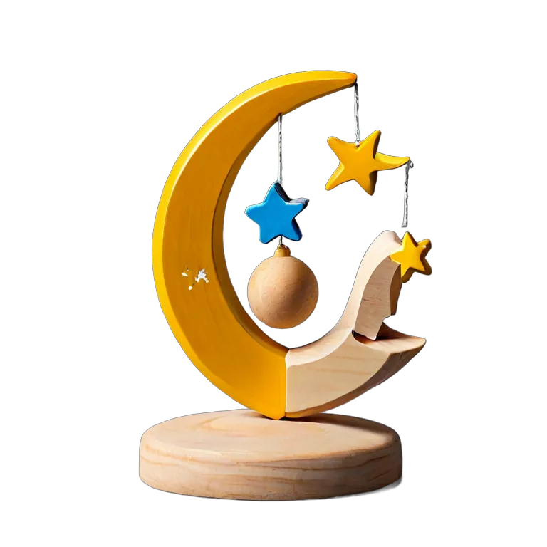 おもちゃ 教育用のおもちゃ 木製のバランス月と星 透過 PNG 画像 フリー素材 #25231