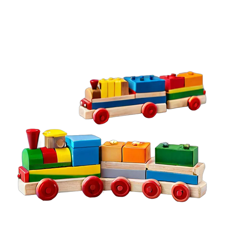 おもちゃ 教育用のおもちゃ 木材の選別と積み上げの列車 透過 PNG 画像 フリー素材 #25291