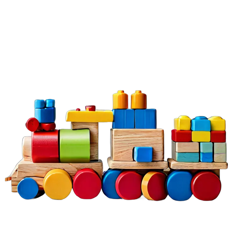 おもちゃ 教育用のおもちゃ 木材の選別と積み上げの列車 透過 PNG 画像 フリー素材 #25294