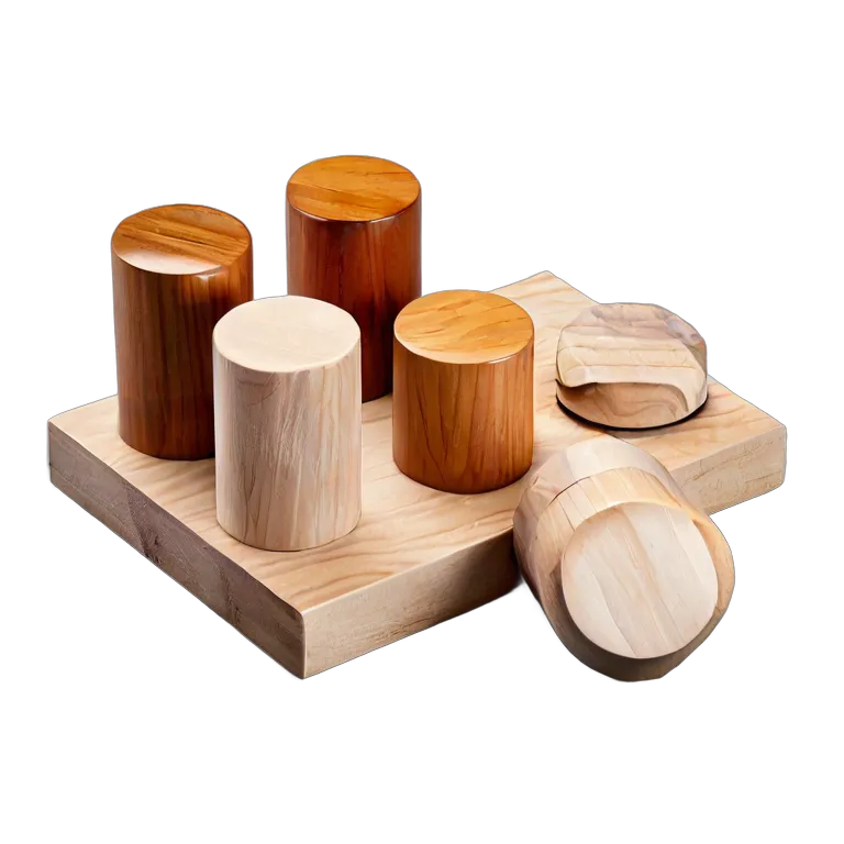 おもちゃ 教育用のおもちゃ 木製の音合わせゲーム用シリンダー 透過 PNG 画像 フリー素材 #25234