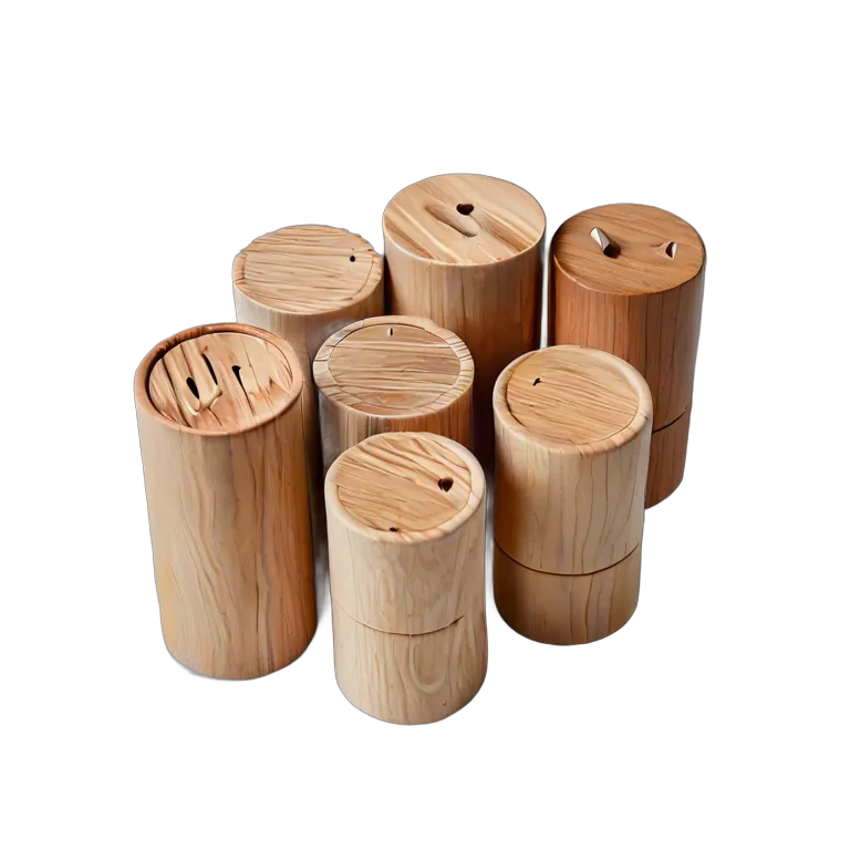 おもちゃ 教育用のおもちゃ 木製の音合わせゲーム用シリンダー 透過 PNG 画像 フリー素材 #25236