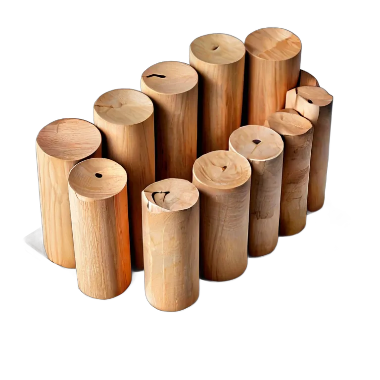 おもちゃ 教育用のおもちゃ 木製の音合わせゲーム用シリンダー 透過 PNG 画像 フリー素材 #25243