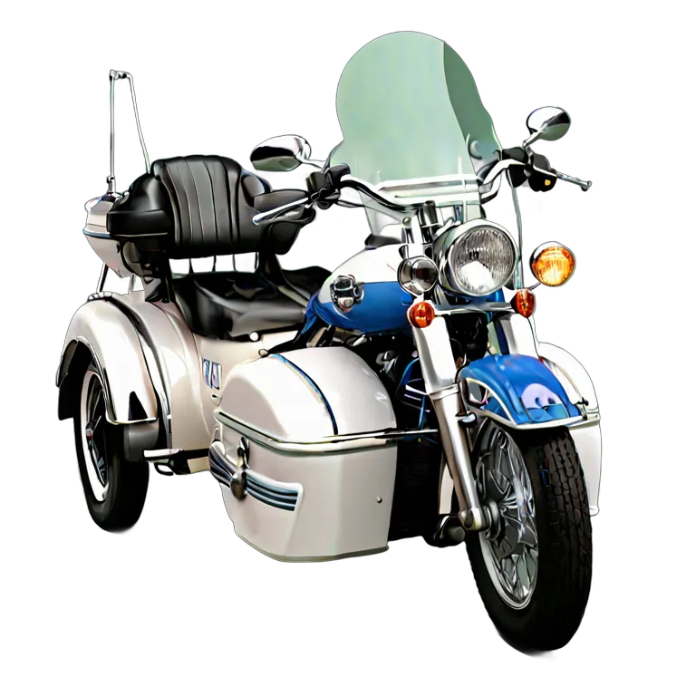 乗り物 バイク クラシックアメリカンポリスカー 透過 PNG 画像 フリー素材 #33267