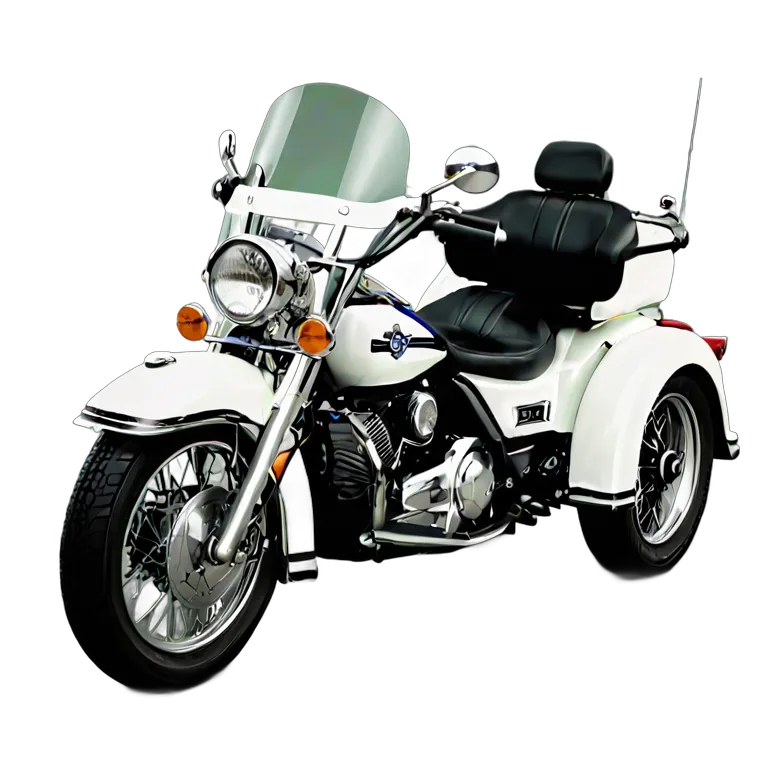 乗り物 バイク クラシックアメリカンポリスカー 透過 PNG 画像 フリー素材 #33273