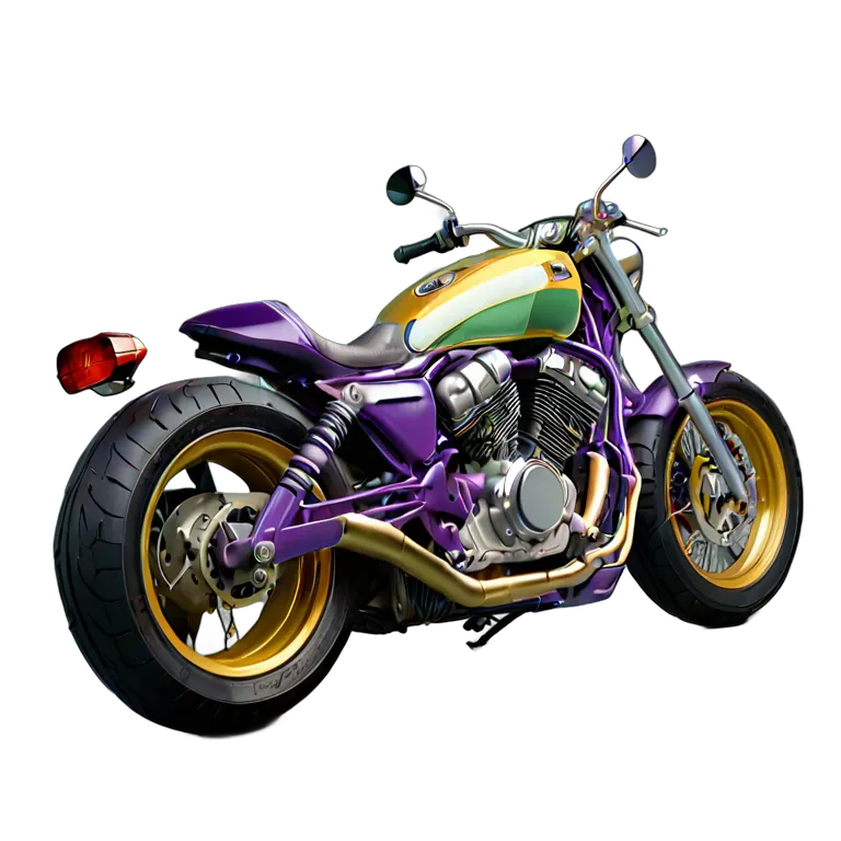 乗り物 バイク 日本の暴走族ロケットフェアリングバイク 透過 PNG 画像 フリー素材 #33224