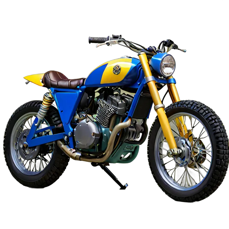 乗り物 バイク スペインのフラットトラッカー 透過 PNG 画像 フリー素材 #33239