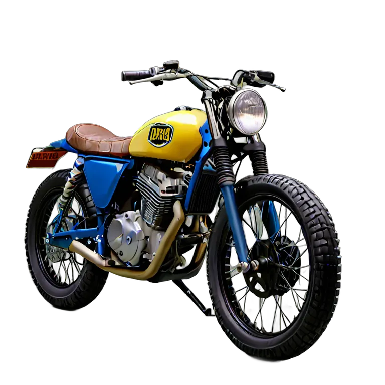 乗り物 バイク スペインのフラットトラッカー 透過 PNG 画像 フリー素材 #33240