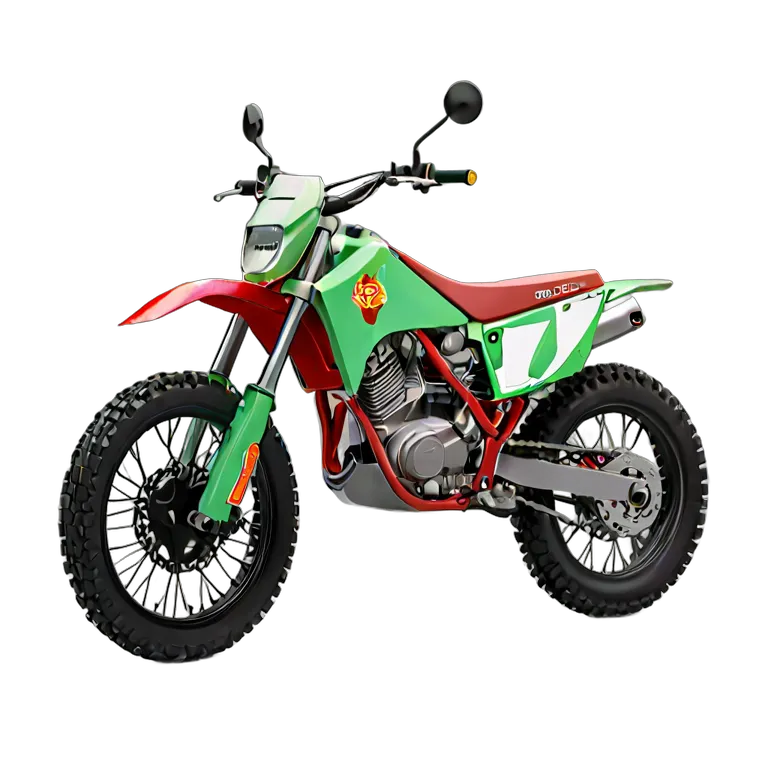 乗り物 バイク スペイントライアルチャンピオンバイク 透過 PNG 画像 フリー素材 #33254