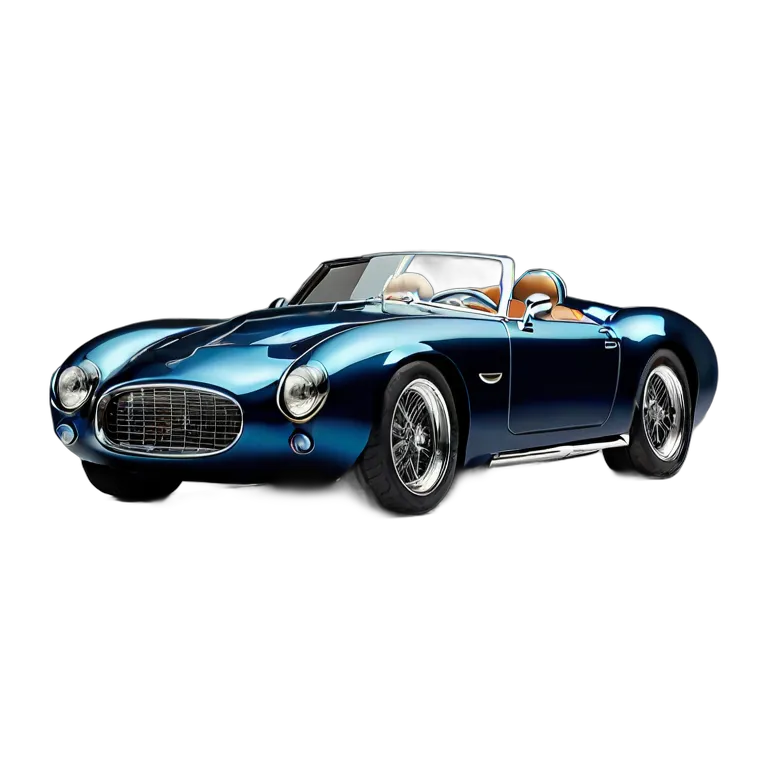 乗り物 車 ディープシーブルー エアロダイナミック スピードスター 透過 PNG 画像 フリー素材 #11413