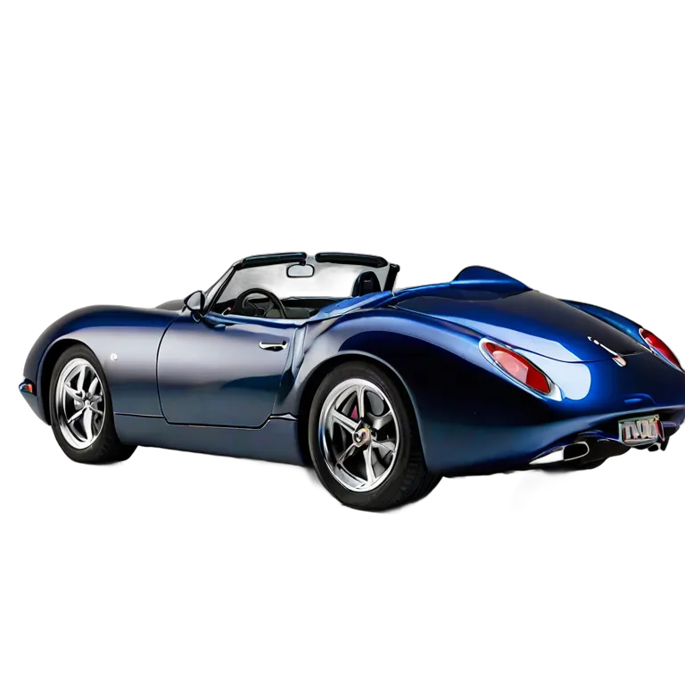 乗り物 車 ディープシーブルー エアロダイナミック スピードスター 透過 PNG 画像 フリー素材 #11416