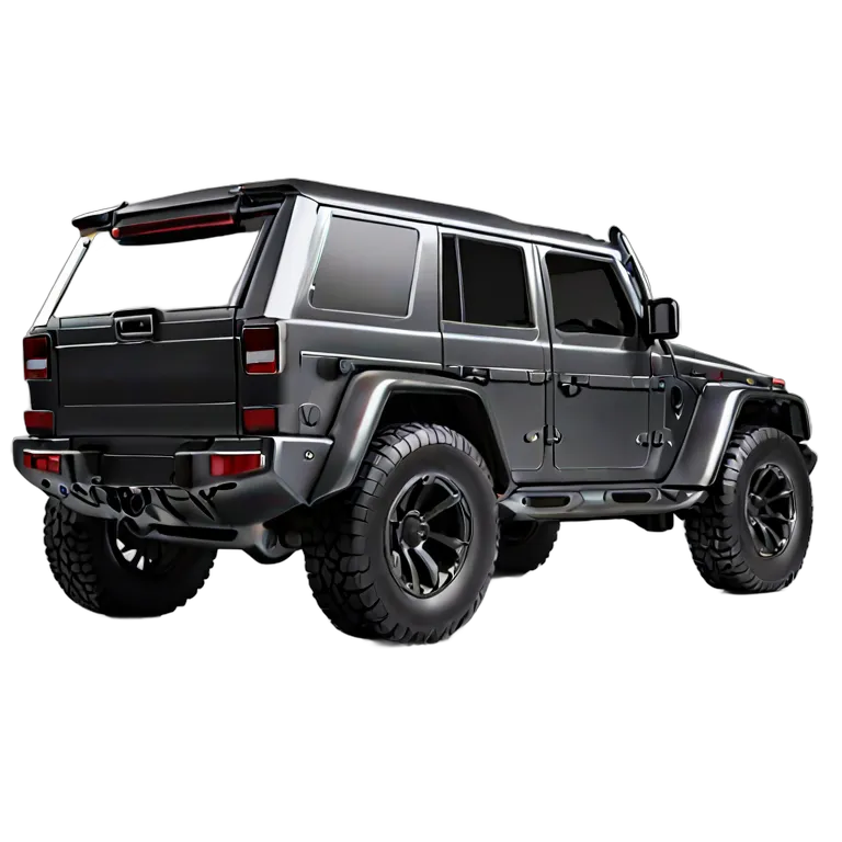 乗り物 車 光沢のあるチャコールの高級装甲パーソナルキャリア 透過 PNG 画像 フリー素材 #11335