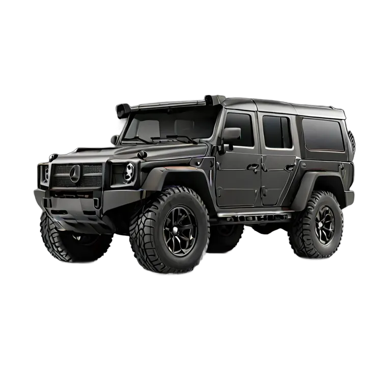 乗り物 車 光沢のあるチャコールの高級装甲パーソナルキャリア 透過 PNG 画像 フリー素材 #11337