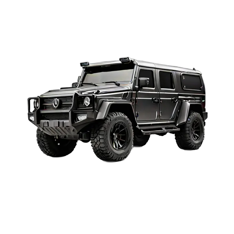 乗り物 車 光沢のあるチャコールの高級装甲パーソナルキャリア 透過 PNG 画像 フリー素材 #11345