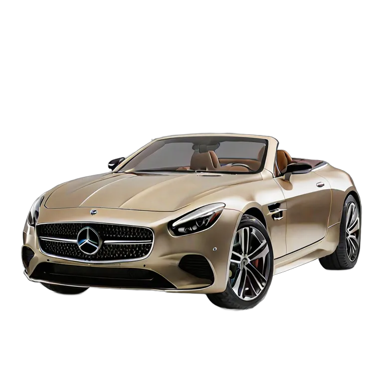 乗り物 車 クリームとブラウンの豪華なピクニックをテーマにしたコンバーチブル 透過 PNG 画像 フリー素材 #11387