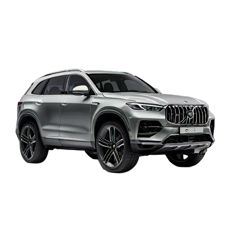 乗り物 車 ソフトグレーのミニマルなスカンジナビアスタイルSUV 透過 PNG 画像 フリー素材 #11348