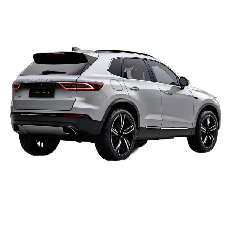 乗り物 車 ソフトグレーのミニマルなスカンジナビアスタイルSUV 透過 PNG 画像 フリー素材 #11349