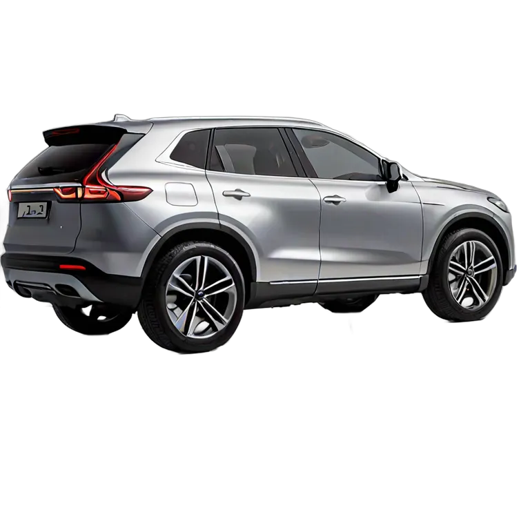 乗り物 車 ソフトグレーのミニマルなスカンジナビアスタイルSUV 透過 PNG 画像 フリー素材 #11352