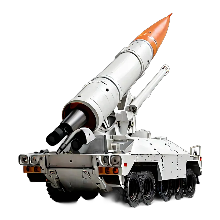 戦争 陸戦 地上発射型先進対艦ミサイル 透過 PNG 画像 フリー素材 #24319