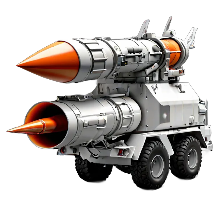 戦争 陸戦 地上発射型先進対艦ミサイル 透過 PNG 画像 フリー素材 #24320