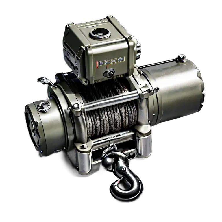 戦争 陸戦 戦術車両用大型ウインチ 透過 PNG 画像 フリー素材 #24244