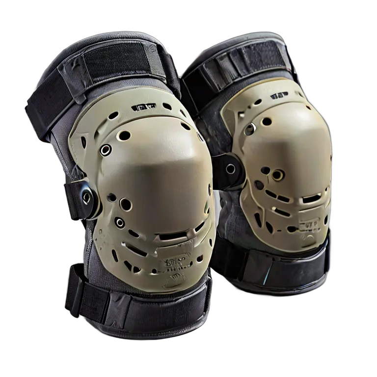 戦争 陸戦 タクティカルニー＆エルボーパッドセット（グレー） 透過 PNG 画像 フリー素材 #24294