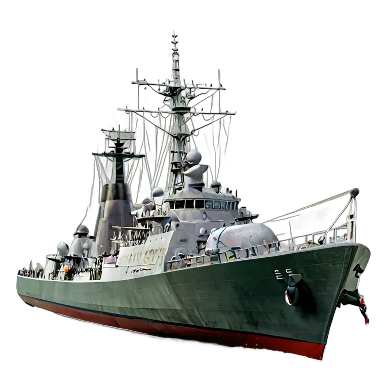 戦争 海戦 イギリスのバイキング級駆逐艦 透過 PNG 画像 フリー素材 #33601