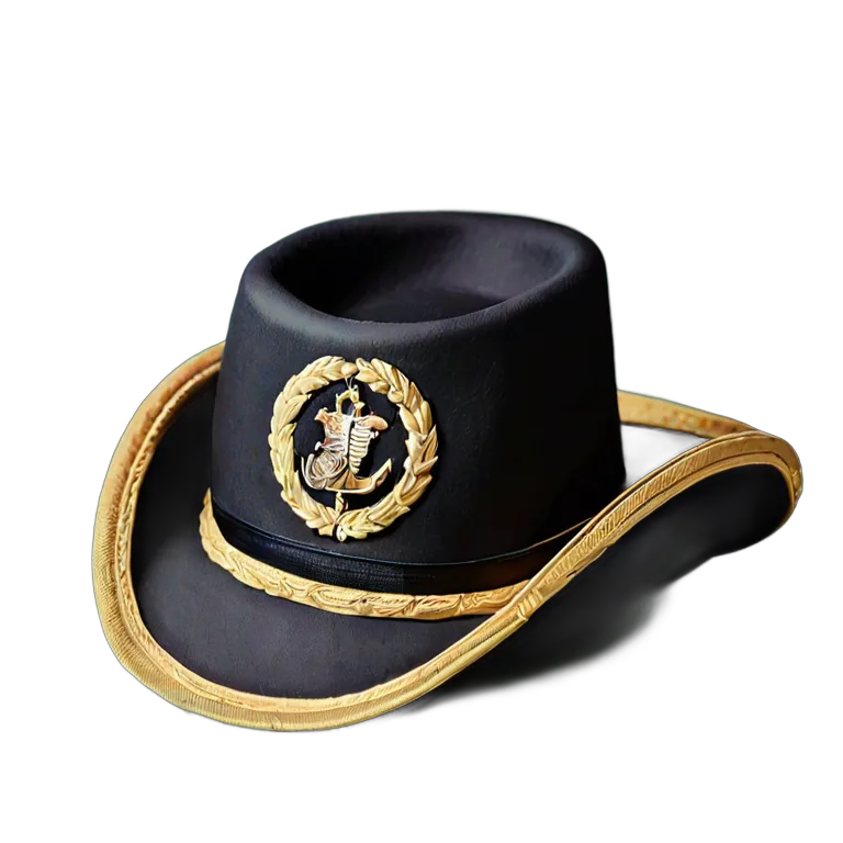 戦争 海戦 海軍大佐の二角帽子 透過 PNG 画像 フリー素材 #33626